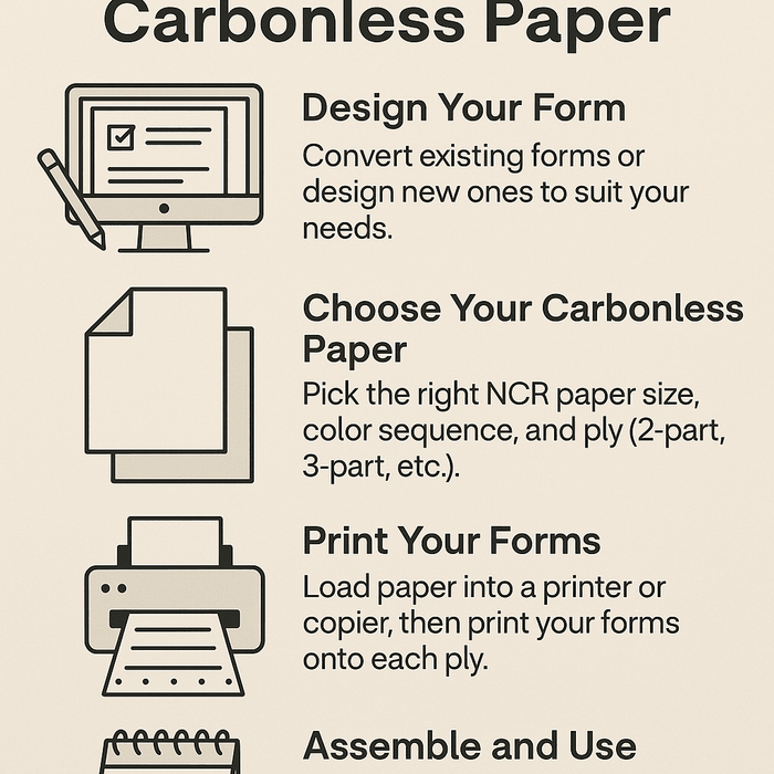 How to Create Custom Forms Using Carbonless Paper