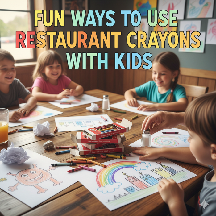 Fun Ways to Use Restaurant Crayons with Kids