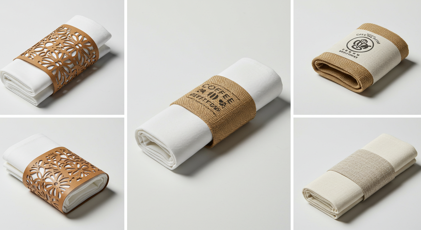 Creative Napkin Band Ideas for Restaurants and Cafes