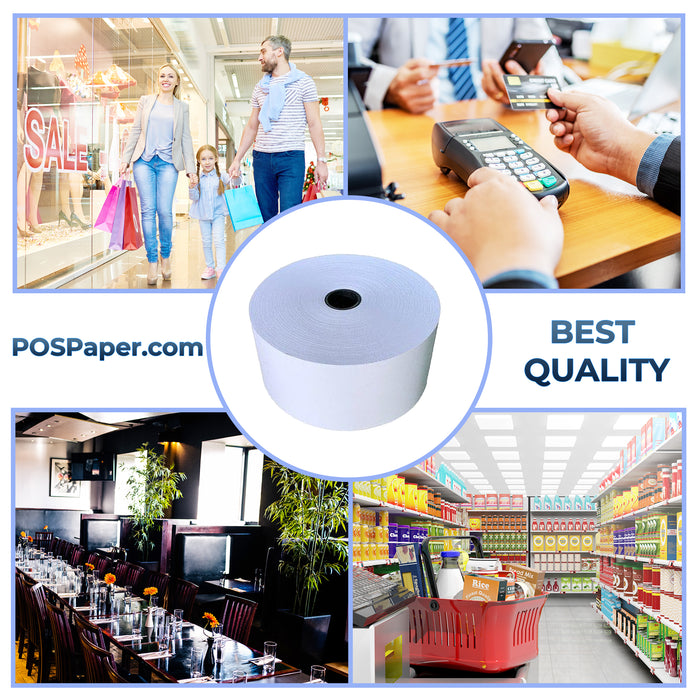 3 1/8" x 660' Heavy Thermal Paper (8 rolls/case) - BPA Free - POSPaper.com