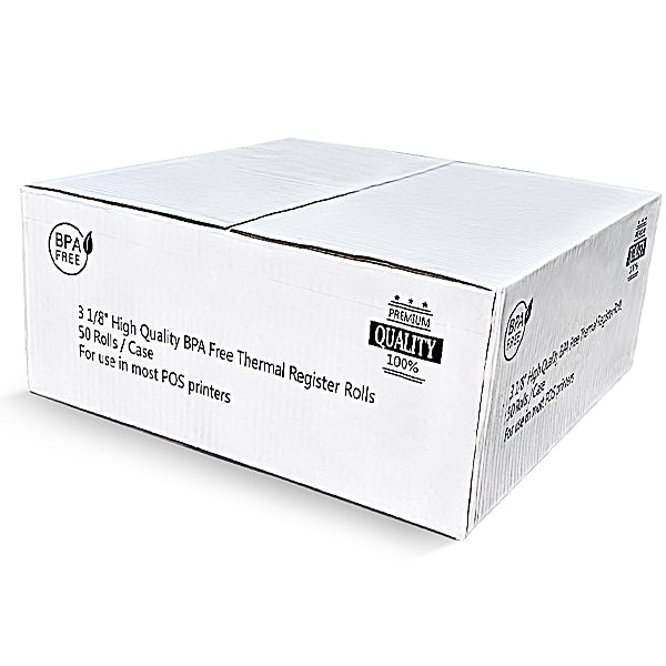 3 1/8" x 3" Heavy Thermal Paper (50 rolls/case)