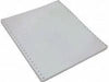 14 7/8" x 8 1/2" - 18# 1-Ply Continuous Computer Paper (3,000 sheets/carton) No Vert. Perf - Blank White - POSpaper.com