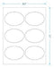 3.875" x 2.6875"  Laser/Inkjet Labels; 6 up; (100 sheets/box) - Standard White Matte - POSpaper.com