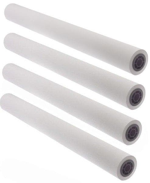 36" x 150' - 20# CAD Inkjet Bond Paper, 2" Core (4 rolls/carton) - 92 Bright - POSpaper.com