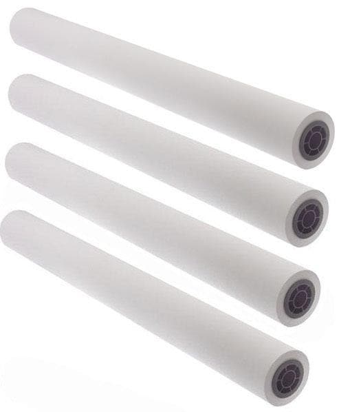 36" x 150' - 24# Inkjet Presentation Bond Paper, 2" Core (4 rolls/carton) - 94 Bright - POSpaper.com