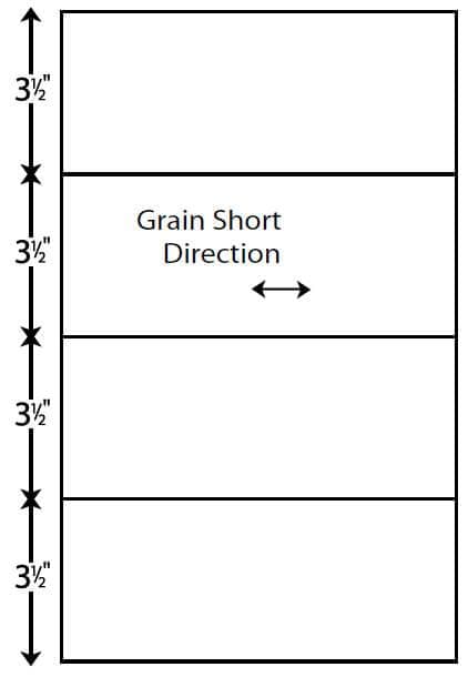 8 1/2" x 14" - 24# Perforated Paper Every 3 1/2" (2,500 sheets/carton) - POSpaper.com