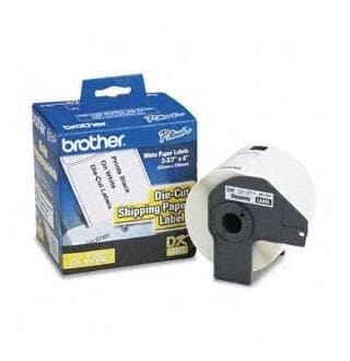 Brother DK-1202 Die-Cut Paper Shipping Labels for QL-500/QL-550 - POSpaper.com