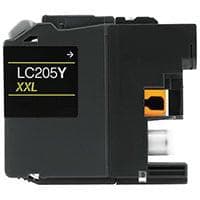 Compatible Brother LC205Y Inkjet Cartridge (1200 page yield) - Yellow - POSpaper.com
