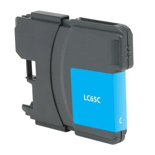 Compatible Brother LC61/65C Inkjet Cartridge (325 page yield) - Cyan - POSpaper.com
