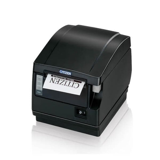 Citizen CT-S651, Thermal POS Printer, Front Exit, 200mm, Ethernet Interface, WiFi, Black, PNE Sensor - POSpaper.com