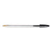 Cristal Ballpoint Stick Pen, Black Ink, Medium, Dozen - POSpaper.com