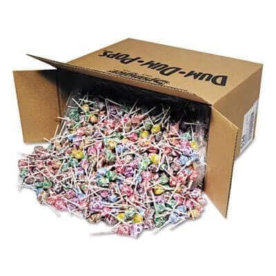 Spangler Dum-Dum-Pops, Assorted Flavors, Individually Wrapped, Bulk 30lb Box - POSpaper.com