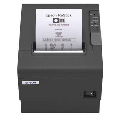 Epson TM-T88V-DT Omnilink, Intelligent Thermal Receipt Printer, Epson Black, 16 GB Hard Drive, Windows Posready7, Atom N2800, 1.8 Ghz, 4 GB, Power Supply Included - POSpaper.com