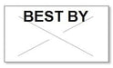 Garvey GX2216 Pricing Labels (1 Case = 20 sleeves @ 9,000 labels/sleeve = 180,000 labels) - White/Black - "Best By" - POSpaper.com