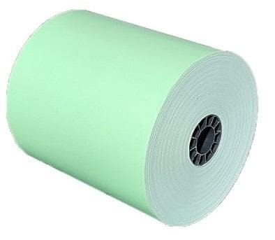 3 1/8" x 230' Green Thermal Paper (50 rolls/case) - BPA Free - POSpaper.com