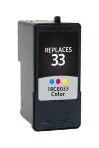 Remanufactured Lexmark 18C0042 #33 Inkjet Cartridge (190 page yield) - Color - POSpaper.com