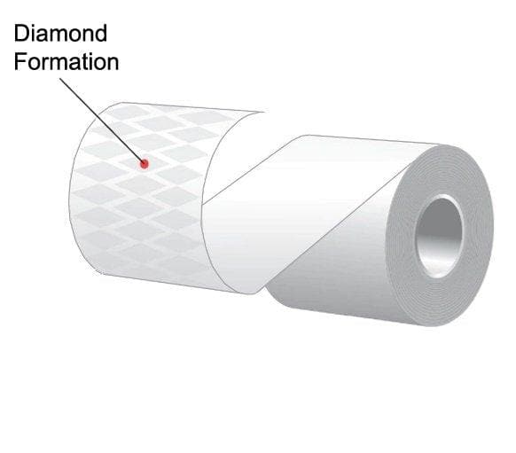 3.125" x 170' MAXStick 21# Direct Thermal "Sticky Paper" (32 rolls/case) - Diamond Adhesive - POSpaper.com