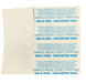 3 1/8" x 230' Movie Ticket Rolls; 80 Gram BPA Free Paper; Perfed; 50 rolls/case (5 case minimum) - Black over Black - POSpaper.com