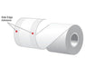 3.125" x 160' MAXStick 15# Direct Thermal "Sticky Paper" (24 rolls/case) - Side-Edge Adhesive - POSpaper.com