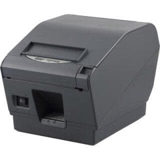 Star Micronics TSP743IIu-24 Gry, Thermal Printer, Cutter, USB, Greay, Requires Power Supply # 30781870 - POSpaper.com