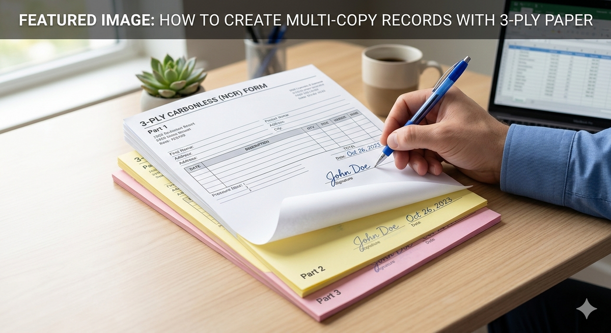 Creating Multiple Copies How to Create Multi-Copy Records with 3-Ply Paper