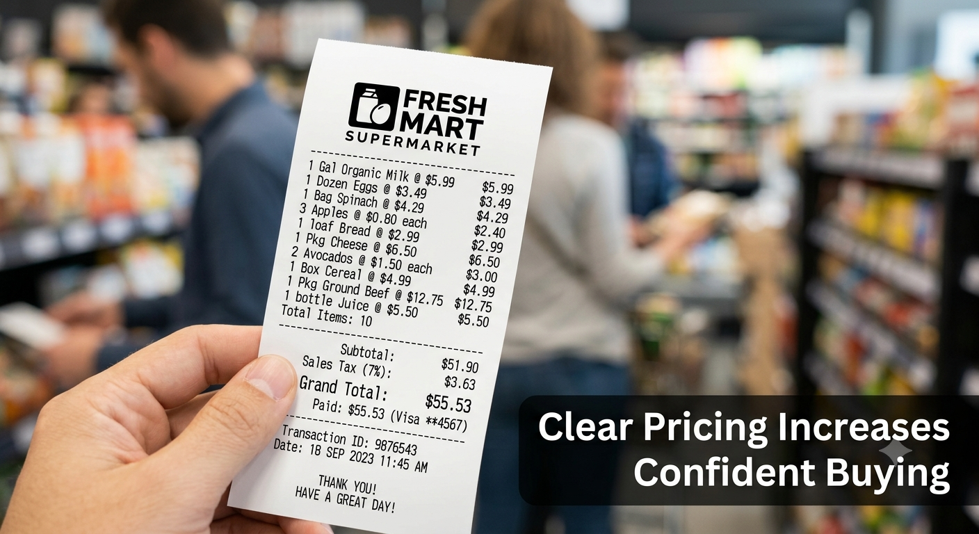 Why Clear Pricing Labels Increase Sales (Without Changing Prices)