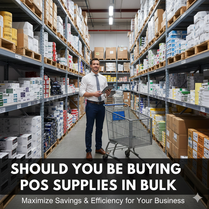 Should You Be Buying POS Supplies in Bulk