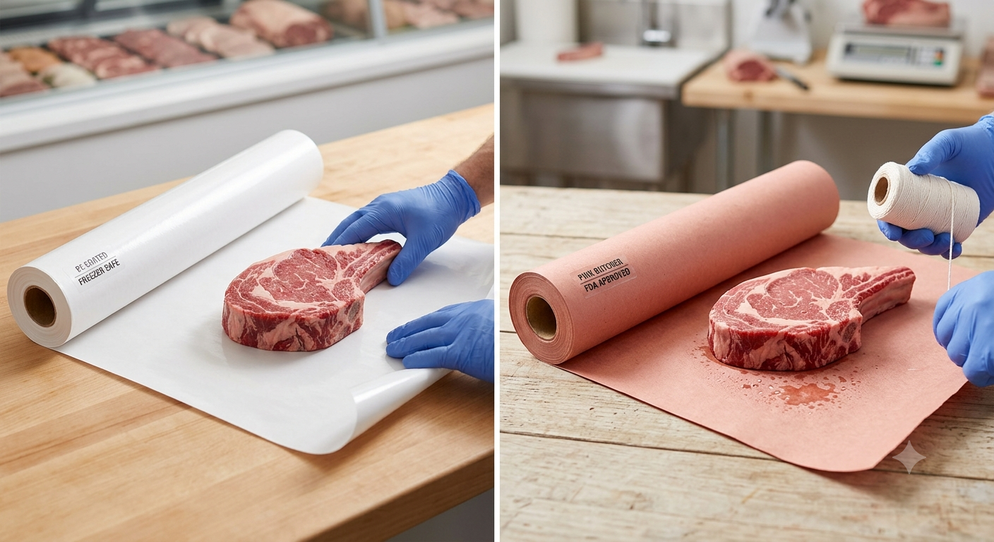 Freezer Paper vs. Butcher Paper