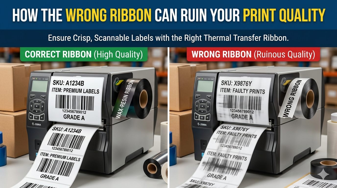 How the Wrong Ribbon Can Ruin Your Print Quality