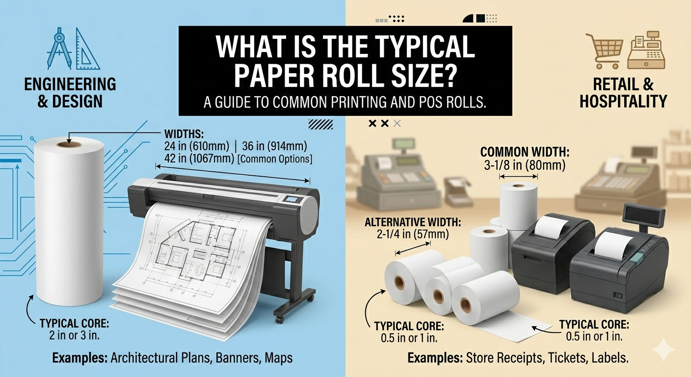 What Is the Typical Paper Roll Size?