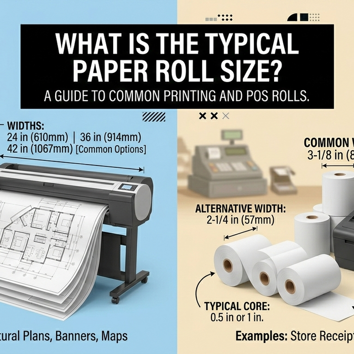 What Is the Typical Paper Roll Size?