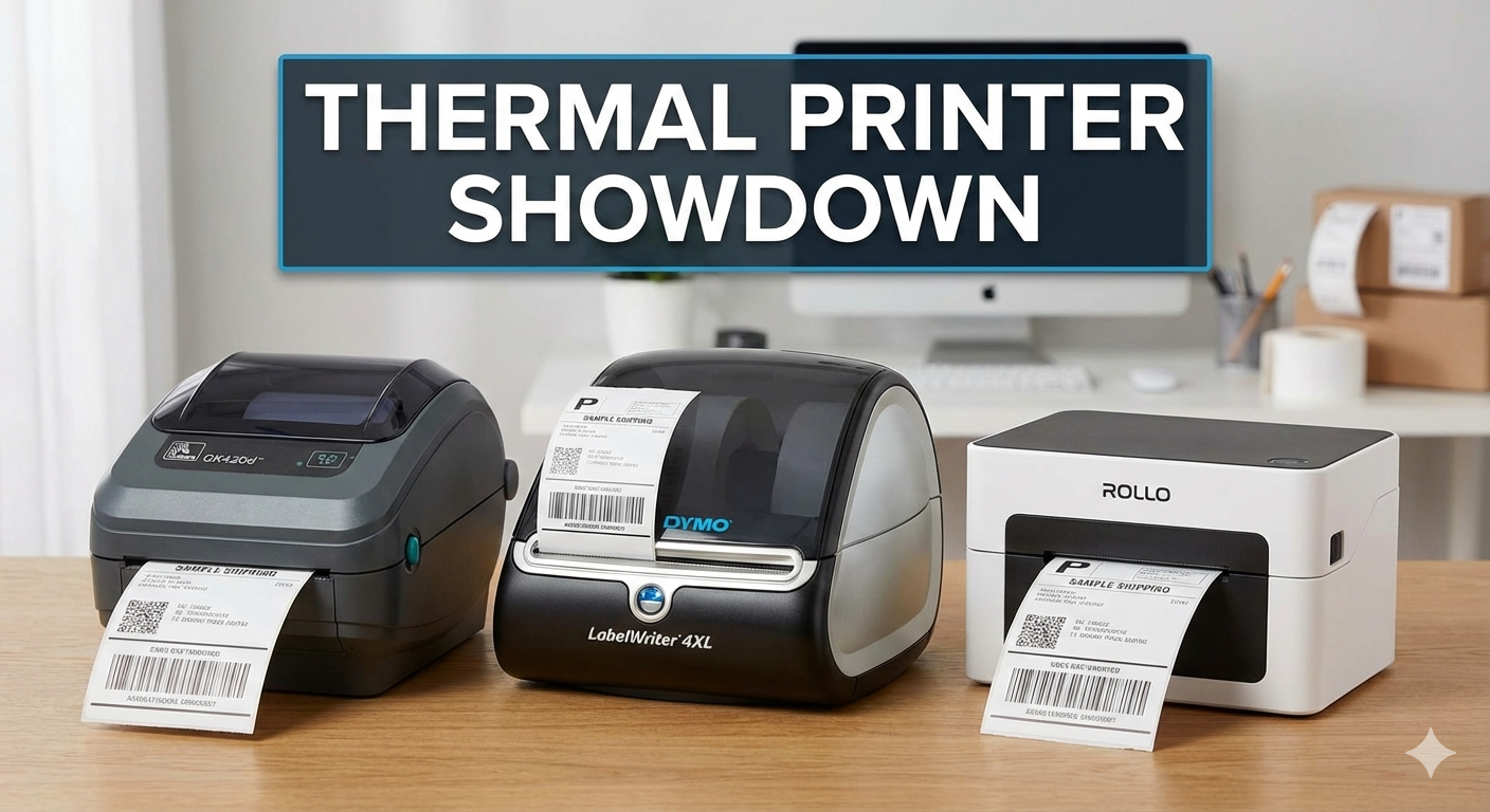 Zebra vs. Dymo vs. Rollo Printer