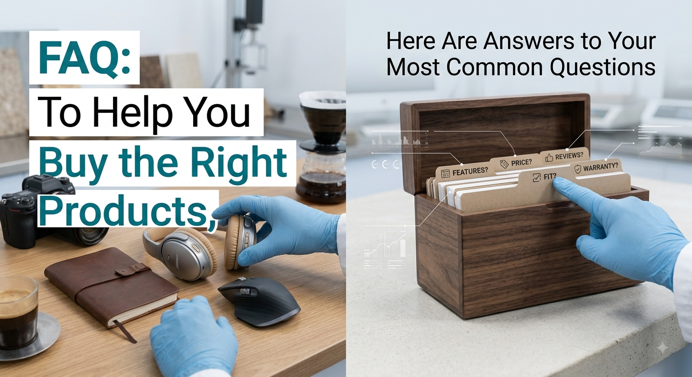 FAQ: To help you buy the right products