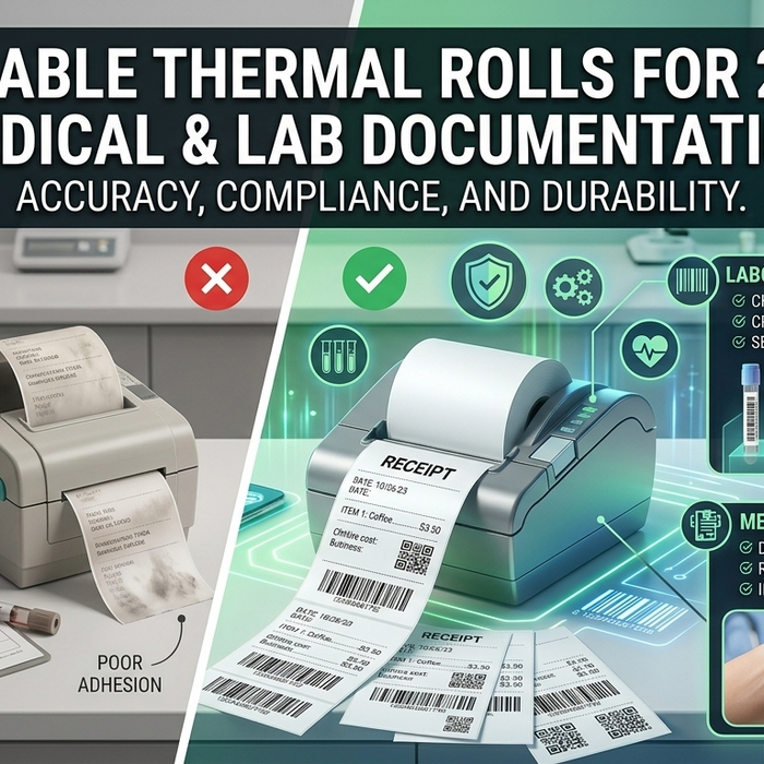 Reliable Thermal Rolls for 2026 Medical and Lab Documentation