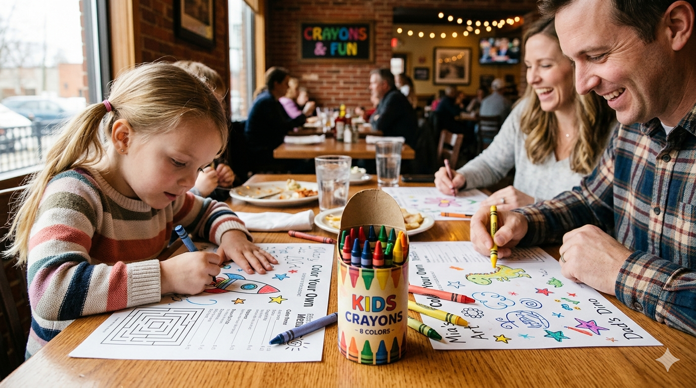 Main purpose of Restaurant Crayons