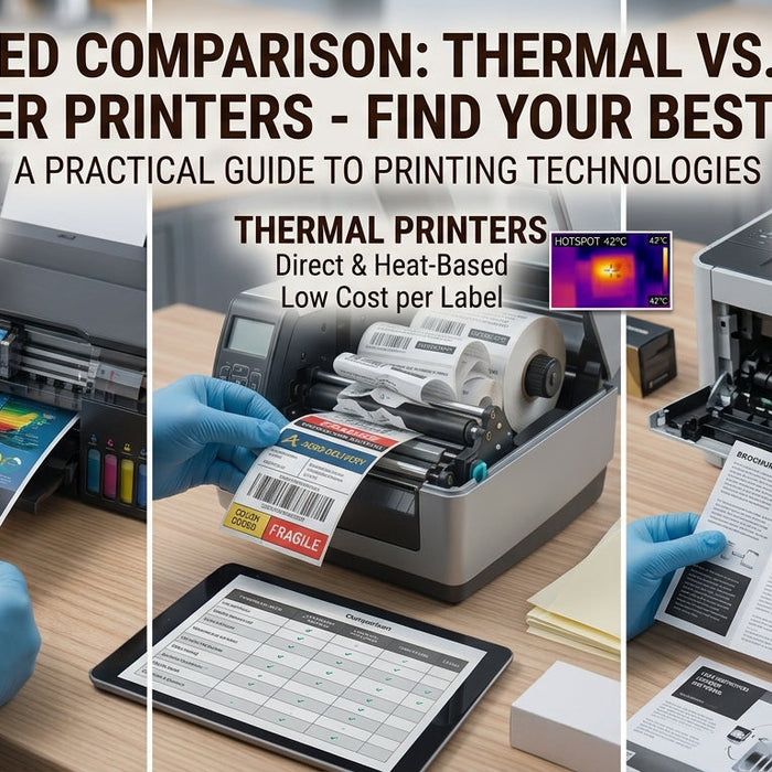 Thermal vs. Inkjet vs. Laser Printers