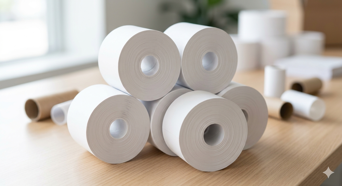 Reducing Waste and Freight Costs with Coreless Thermal Paper Rolls