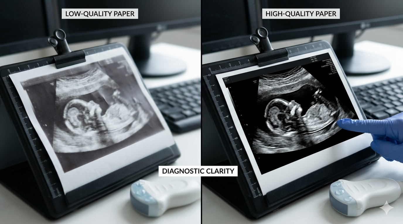 How Ultrasound Paper Quality Impacts Diagnostic Clarity