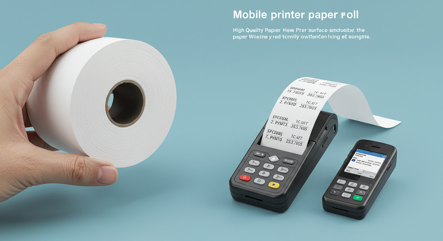 What are mobile printer paper roll