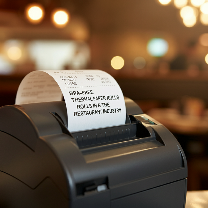 BPA-Free Thermal Paper Rolls in The Restaurant Industry.