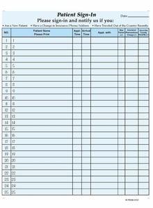 HIPAA Compliant Sign-In Sheets - POSpaper.com