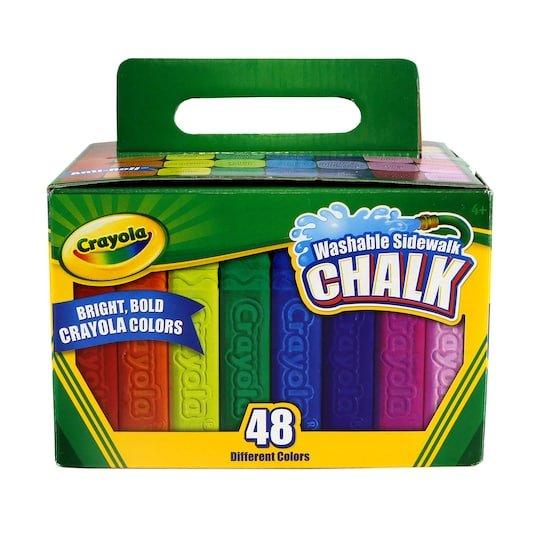 Crayola White Chalk, 18 Count Sidwalk Chalk, Chalkboard Supplies