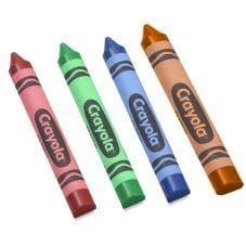 Bulk Restaurant Crayons 2 Crayons per Pack 4 Color Assortments, 1600 Packs/Case