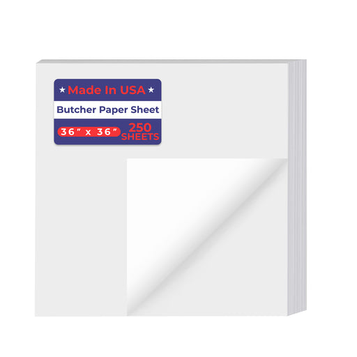 36" x 36" - Butcher Paper Sheets (250 Sheets) - POSPaper.com