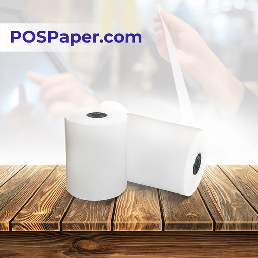 4 3/8" x 310' Thermal Paper (24 rolls/case) - POSPaper.com