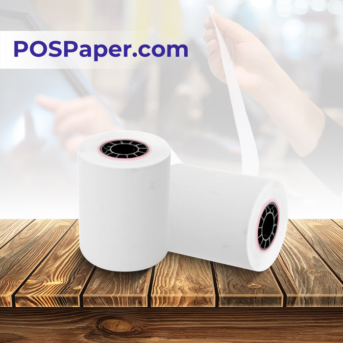 2 1/4" x 85' Thermal Paper (50 rolls/case) - BPA Free - POSPaper.com
