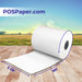 3 1/8" x 165' Custom Printed Heavyweight Thermal Paper; 50 rolls/case (5 case minimum) - 4 Color - POSPaper.com