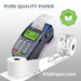 2 1/4" x 200' Custom Printed Thermal Paper; 50 rolls/case (5 case minimum) - 1 Color - POSPaper.com