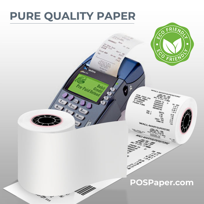 2 1/4" x 85' Thermal Paper (50 rolls/case) - BPA Free - POSPaper.com