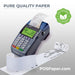 2 1/4" x 50' Custom Printed Thermal Paper; 50 rolls/case (10 case minimum) - 1 Color - POSPaper.com